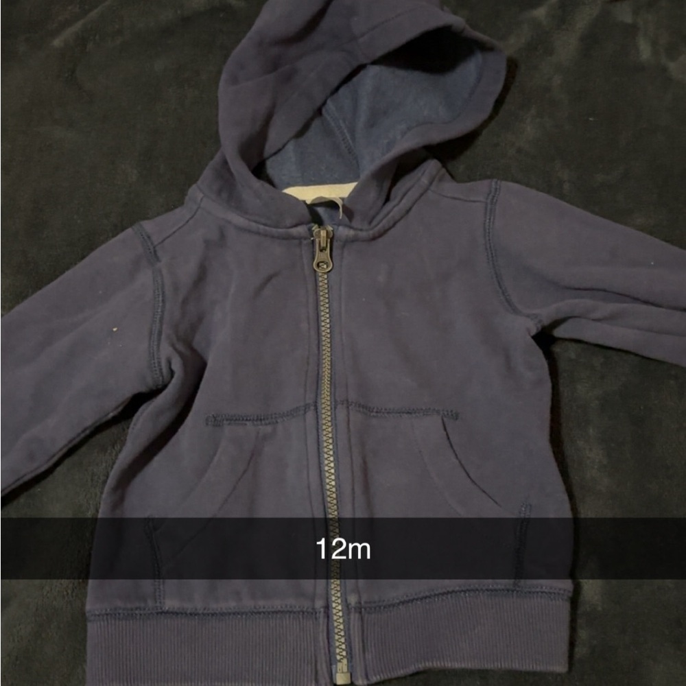 Navy Blue Kids Hoodie